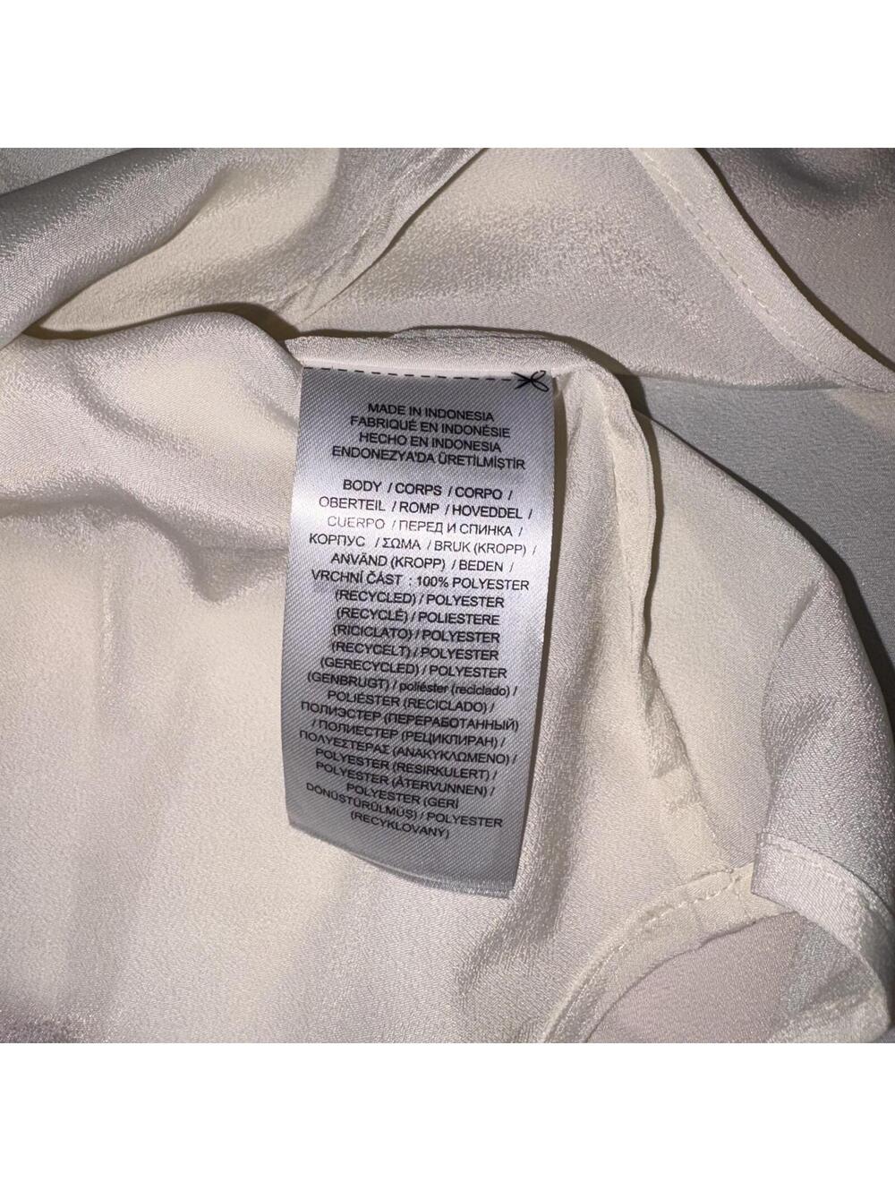 Lauren Ralph Lauren NEW $115 Womans Sz PL White Long Sleeve Button-Up Shirt Work - Picture 9 of 9
